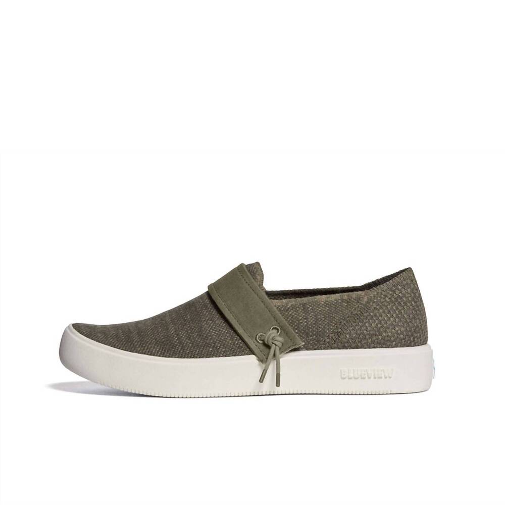 NEW BLUEVIEW women's pacific sneakers in olive